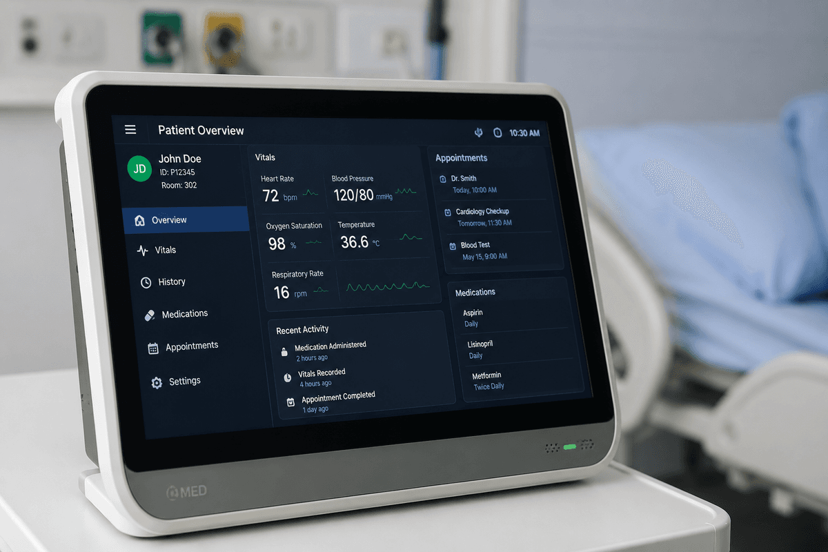 Custom Embedded Linux System for Patient Management
